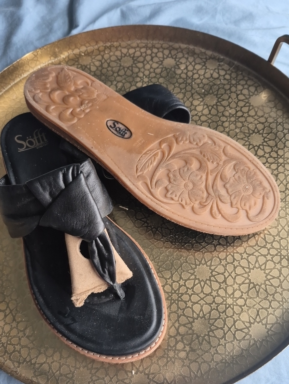 SOFFT LEATHER SANDALS 9.5 - Picture 2 of 4